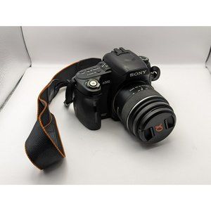 Sony Alpha DSLR-A500 12MP DSLR Camera W/ 18-55mm Lens W/ 8gb SD (TESTED,WORKING)
